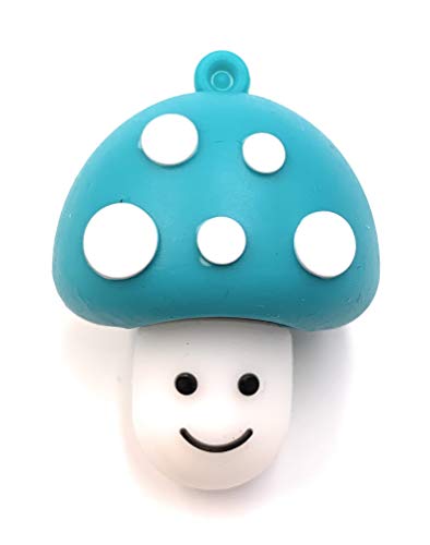 H-Customs Pilz Mushroom Champingon Türkis einzigartiger USB Stick 64 GB USB 3.0 von H-Customs