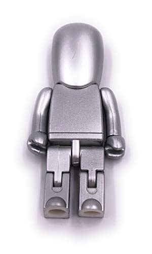 H-Customs Roboter Silber USB Stick 16 GB Speicher USB 2.0 von H-Customs