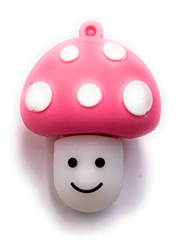 H-Customs Rosa Pilz Mushroom Champingon einzigartiger USB Stick 64 GB USB 3.0 von H-Customs