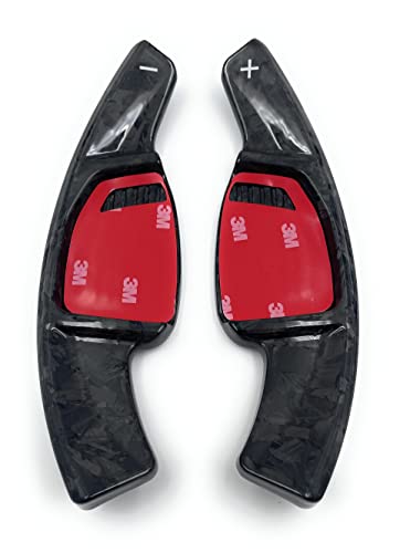 H-Customs Schaltwippen Shift Paddle aus FORGED Carbon geschmiedet kompatibel mit Audi RS RS3 RS4 RS6 RS7 R8 RS E-Tron GT ab 2021 von H-Customs