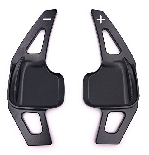 H-Customs Schaltwippen Verlängerung Schaltung Shift Paddle Alu eloxiert Schwarz kompatibel mit F20 F30 F18 F32 von H-Customs