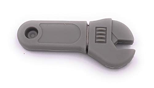 H-Customs Schraubenschlüssel Werkzeug Grau USB Stick 128 GB USB 3.0 von H-Customs