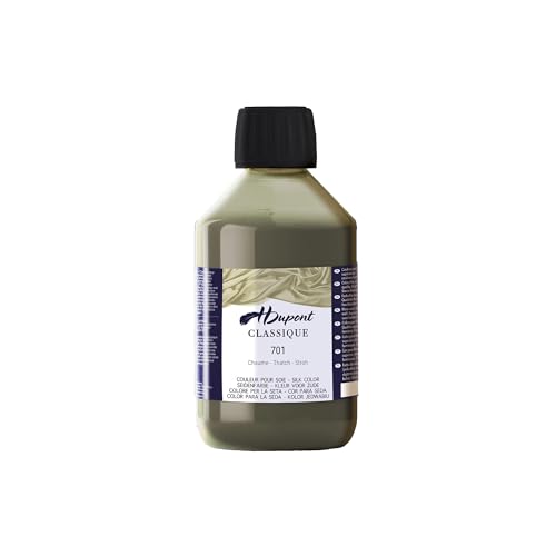 H DUPONT DU0600250701C - Peinture Sur Soie Chaume N°701 - Pot De 250 ml - Colorants acides pour une qualité supérieure - Idéale pour les professionnels von H Dupont