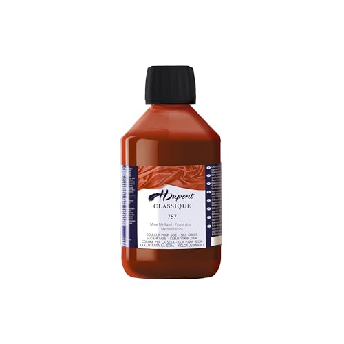 H DUPONT DU0600250757C - Peinture Sur Soie Rose Meilland N°757 - Pot De 250 ml - Colorants acides pour une qualité supérieure - Idéale pour les professionnels von H Dupont