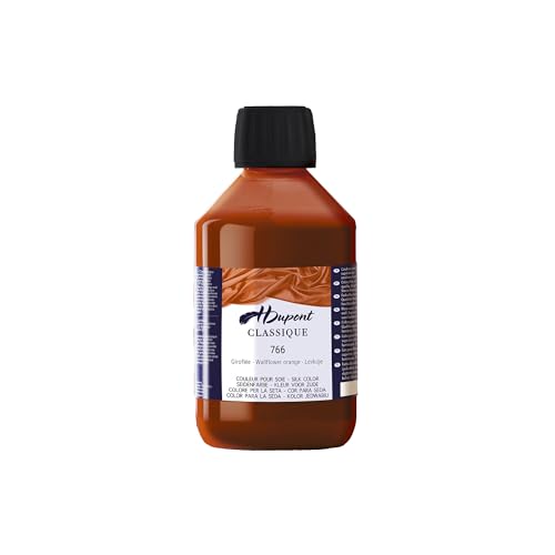 H DUPONT DU0600250766C - Peinture Sur Soie Giroflée N°766 - Pot De 250 ml - Colorants acides pour une qualité supérieure - Idéale pour les professionnels von H Dupont
