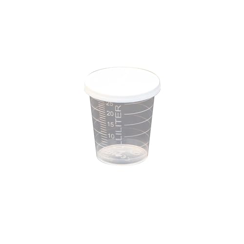 H DUPONT DUS0503C - Un Lot de 12 Mini Goblet Gradués 30ml - Couvercle pour une meilleure conservation von H Dupont