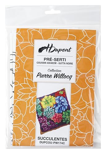 H Dupont DUPCOUPW174C - Coussin 100% soie - 40x40cm Succulentes H Dupont DUPCOUPW174C - Coussin 100% soie - 40x40cm Succulentes von H Dupont