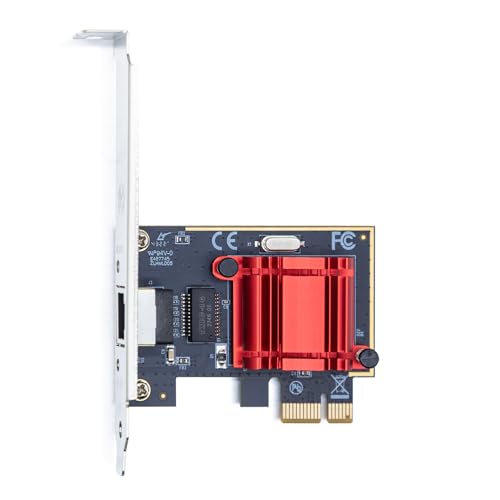 H!Fiber.com 1.25G Ethernet Netzwerk-Karte,RJ45 NIC,1.25GbE CNA,Function Equal zu I210-T1,mit Intel I210 Chip,Unterstützung Windows Server/Linux/VMware (Nicht Unterstützung X11, MAC) von H!Fiber.com