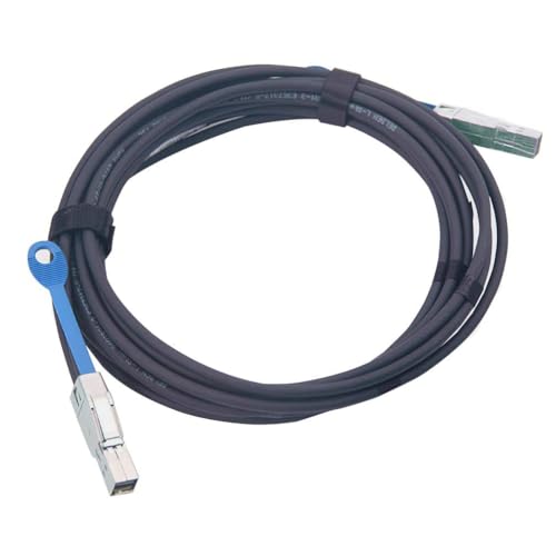 H!Fiber.com Externes Mini SAS HD Kabel, SFF-8644 zu SFF-8644 Kabel, 12 Gbps, 2 meter (6.6ft) von H!Fiber.com