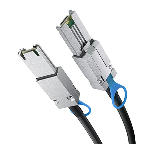 H!Fiber.com Externes SAS Kabel, 4 Kanal Mini SAS (SFF-8088) auf Mini SAS (SFF-8088), 6 Gbps, 0.5 meter (1.65ft) von H!Fiber.com