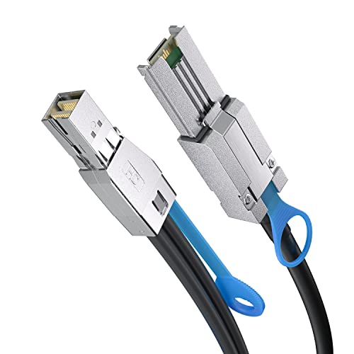 H!Fiber.com Mini SAS SFF-8088 auf SFF-8644 Raid Kabel für HD-Datenserver mit hoher Packungsdichte, 6 Gbps, 2 meter (6.6ft) von H!Fiber.com
