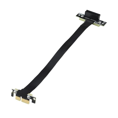 H!Fiber.com PCIe 3.0 X1 Extender Kabel, Up to Up, Kabellänge 10-cm, 85ohm von H!Fiber.com