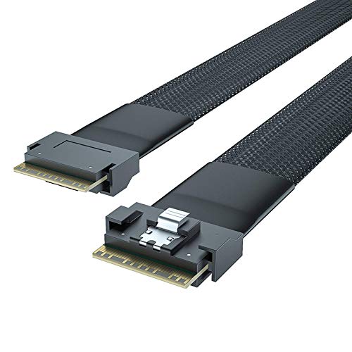 H!Fiber.com SFF-8654 zu SFF-8654 Kabel, Slimline 8i Kabel, PCIe 4.0, 85ohm, 0.75 meter (2.5ft) von H!Fiber.com