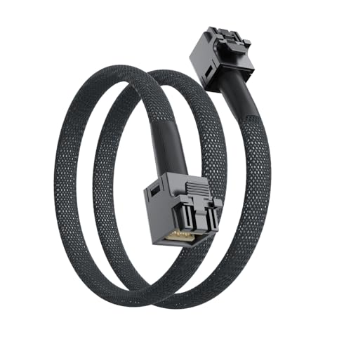 Internes Mini SAS HD Kabel, Mini SAS SFF-8643 zu SFF-8643 Kabel, 0.3-m(0.9ft) von H!Fiber.com
