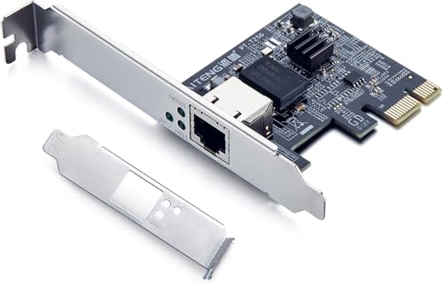 H!Fiber.com 2.5G Ethernet Netzwerk-Karte,RJ45 NIC,2.5GbE CNA,mit Realtek RTL8125 Chip,Unterstützung Windows Server/Linux/VMware (Nicht Unterstützung X11, MAC) von H!Fiber.com