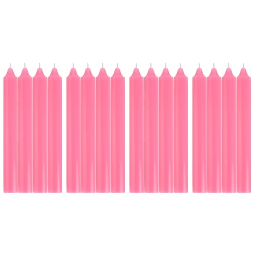 16 Stück Stabkerzen Neon Pink, Leuchterkerzen, Kronkerzen Länge 17cm, Durchmesser 2 cm 16 Stück Stabkerzen Neon Pink, Leuchterkerzen, Kronkerzen Länge 17cm, Durchmesser 2 cm von H HANSEL HOME