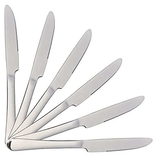 H HANSEL HOME 6 Tafelmesser 22,5x2,05 cm Hochglanzpoliert Edelstahl 18/0 H HANSEL HOME 6 Tafelmesser 22,5x2,05 cm Hochglanzpoliert Edelstahl 18/0 von H HANSEL HOME