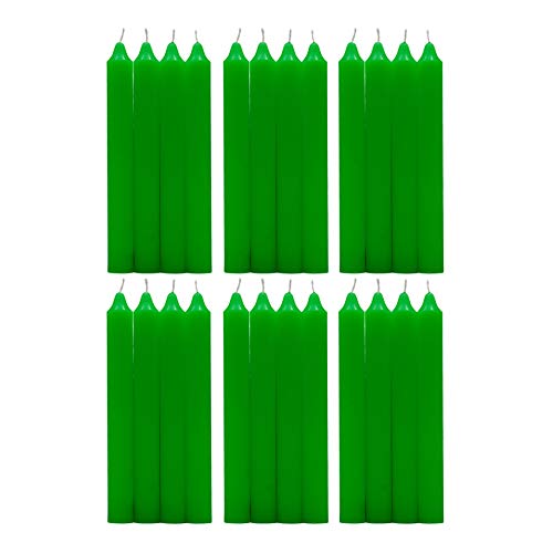 H Hansel Home - Leuchterkerzen 24 Stück, Kronkerzen Durchmesser 1.8 cm, Länge 17.5 cm,grüne Farbe H Hansel Home - Leuchterkerzen 24 Stück, Kronkerzen Durchmesser 1.8 cm, Länge 17.5 cm,grüne Farbe von H HANSEL HOME