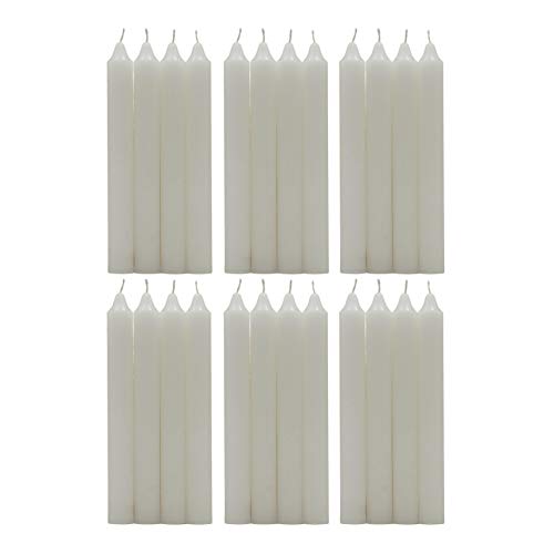 H Hansel Home - Leuchterkerzen 24 Stück, Kronkerzen Durchmesser 1.8 cm, Länge 17.5 cm, weiße Farbe H Hansel Home - Leuchterkerzen 24 Stück, Kronkerzen Durchmesser 1.8 cm, Länge 17.5 cm, weiße Farbe von H HANSEL HOME