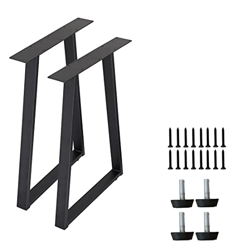 H JINHUI 2 x Industrie-Trapez-Bankbeine, 71 cm, Metall, für Esszimmer, Kaffee, Tischbeine mit Schrauben und Bodenschutz, für Zuhause, Büro, Esszimmer, DIY H JINHUI 2 x Industrie-Trapez-Bankbeine, 71 cm, Metall, für Esszimmer, Kaffee, Tischbeine mit Schrauben und Bodenschutz, für Zuhause, Büro, Esszimmer, DIY von H JINHUI