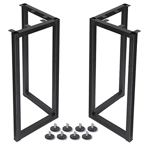 H JINHUI Tischbeine aus Metall, 2er-Set, Schreibtischbeine, Bankbeine, Füße, Industrielle DIY-Couchtischbeine, änderbar H JINHUI Tischbeine aus Metall, 2er-Set, Schreibtischbeine, Bankbeine, Füße, Industrielle DIY-Couchtischbeine, änderbar von H JINHUI