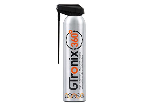 GTronix 360° Multifunktionsspray 300 ml - 4 in 1 Multiöl + Water-Block-Effect - Made in Germany von H K B