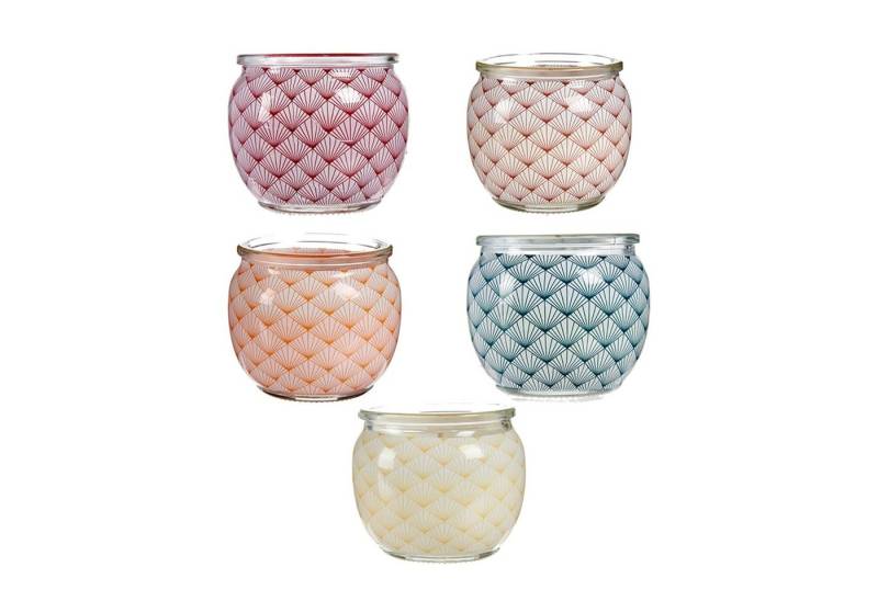 H-basics Duftkerze Duftkerzen Set 5-teilig - Duftkerzen-Geschenkset, 5 verschiedene Düfte (5-tlg) von H-basics