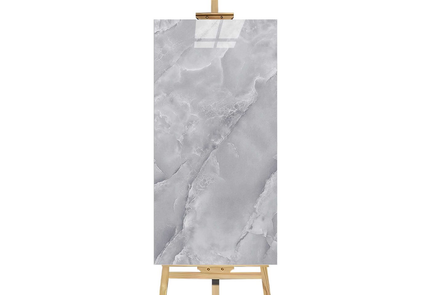 H-basics Fliesenaufkleber Klebefliesen Marmor 10 Stück - 60 x 30cm, 3D Fliesenaufkleber (Marmor Optik), Wasserfest, Selbstklebend, Sehr Starke Klebefähigkeit, Hitzebeständig von H-basics