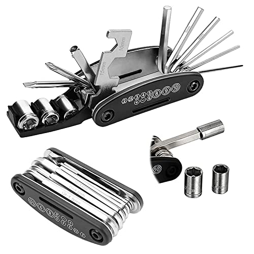 H-basics Multitool - 16 in 1 Fahrrad Multitool, Reparatur Unterwegs, Kompakt, Multifunktionswerkzeug H-basics Multitool - 16 in 1 Fahrrad Multitool, Reparatur Unterwegs, Kompakt, Multifunktionswerkzeug von H-basics
