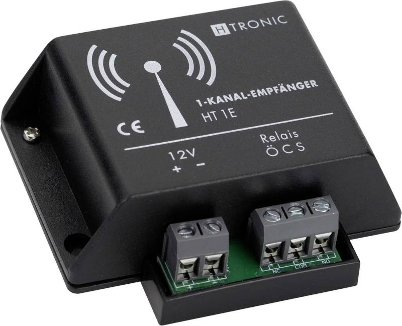 H Tronic Ht1 E Funkempfänger 1 Kanal Funk Empfänger Frequenz 868.35 M Hz 12 V/Dc   B-Ware von H-tronic