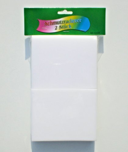 2er Set Schmutzradierer Radierschwamm Wunderschwamm je 13,0 x 10,5 cm 2er Set Schmutzradierer Radierschwamm Wunderschwamm je 13,0 x 10,5 cm von H&B