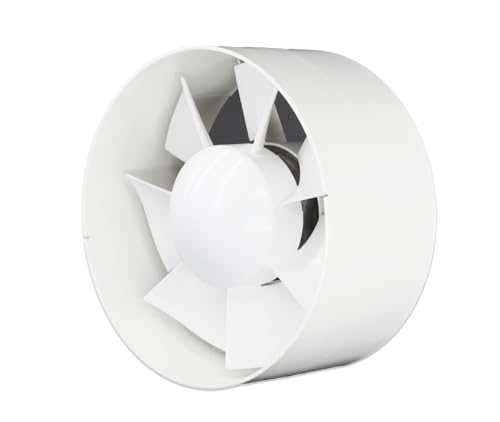 H&C VENT Ø 150mm Rohrventilator/Bad Ventilator │ Leise Badlüfter IPX4 20W 200m³/h 40dB │ Abluftventilator Für Badezimmer Küche Garage Gewächshaus Growzelt WC Fan Lüfter Absaugung Fenster Wand Decke H&C VENT Ø 150mm Rohrventilator/Bad Ventilator │ Leise Badlüfter IPX4 20W 200m³/h 40dB │ Abluftventilator Für Badezimmer Küche Garage Gewächshaus Growzelt WC Fan Lüfter Absaugung Fenster Wand Decke von H&C VENT