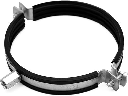 H&C VENT Verzinkt Rohrschelle Ø 80 mm mit Gummieinlage - Rohrschellen & Schlauchschellen für Lüftungsrohr, Abluftschlauch, Absaugschlauch - Schellen zur Rohrhalterung - Schraubrohrschelle gummiert H&C VENT Verzinkt Rohrschelle Ø 80 mm mit Gummieinlage - Rohrschellen & Schlauchschellen für Lüftungsrohr, Abluftschlauch, Absaugschlauch - Schellen zur Rohrhalterung - Schraubrohrschelle gummiert von H&C VENT