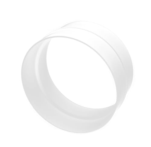 H&C VENT Wandflansch für Klima & Lüftungssystem (Ø 125mm, Ohne Ventil, Rund) - Wand Flansch, Rohrverbinder & Wandanschluss - 125 mm Schlauch Adapter für Abluftschlauch, Lüftungsschlauch, Klimaanlage von H&C VENT