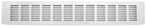 H&C VENT Weiß 500 x 80 mm Lüftungsgitter für Möbel und Türen | Lüftungsabdeckung aus Aluminium │ Element für Luftzufuhrsystem │ Gitter für Bad, Küche, Schrank, Wand, Decke, Kühlschrank - Luftgitter H&C VENT Weiß 500 x 80 mm Lüftungsgitter für Möbel und Türen | Lüftungsabdeckung aus Aluminium │ Element für Luftzufuhrsystem │ Gitter für Bad, Küche, Schrank, Wand, Decke, Kühlschrank - Luftgitter von H&C VENT