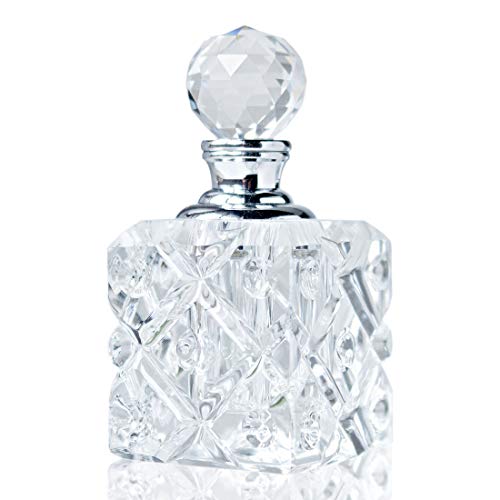 H&D Klare Vintage Kristall leere Mini nachfüllbare Parfümflasche Glas Lady Geschenk 5ml H&D Klare Vintage Kristall leere Mini nachfüllbare Parfümflasche Glas Lady Geschenk 5ml von H&D HYALINE & DORA