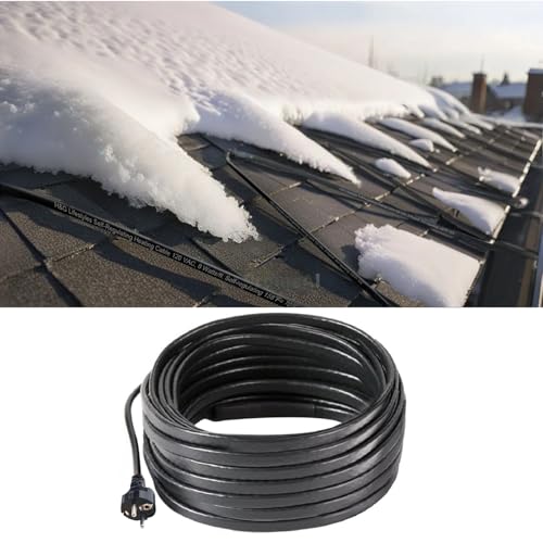 H&G Lifestyles 36M Dachrinnenheizung 230V – Selbstregulierendes Heizkabel 26W/m für Dachrinne, Rohr, Wasserleitung – Frostschutz Begleitheizung, Heizband gegen Eis und Schnee H&G Lifestyles 36M Dachrinnenheizung 230V – Selbstregulierendes Heizkabel 26W/m für Dachrinne, Rohr, Wasserleitung – Frostschutz Begleitheizung, Heizband gegen Eis und Schnee von H&G lifestyles