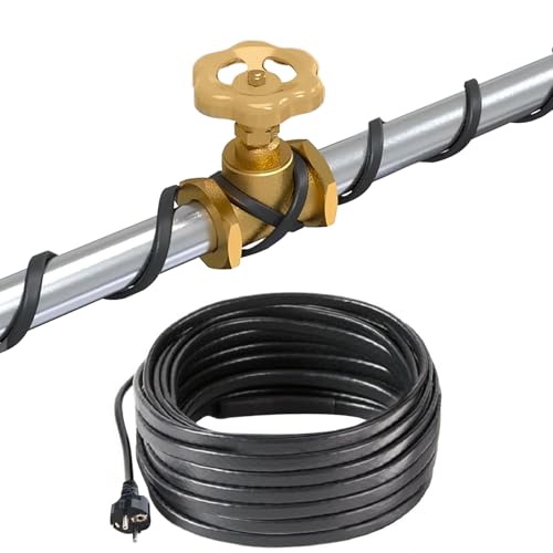 H&G Lifestyles 7M Elektrische Heizband für Dach Schnee Enteisungs Selbstregulierend Heizkabel Frostschutzkabel Dachrinnenheizung Begleitheizung Wasserdicht Wärmekabel Frostschutz 230V,24Ft,8W/ft H&G Lifestyles 7M Elektrische Heizband für Dach Schnee Enteisungs Selbstregulierend Heizkabel Frostschutzkabel Dachrinnenheizung Begleitheizung Wasserdicht Wärmekabel Frostschutz 230V,24Ft,8W/ft von H&G lifestyles