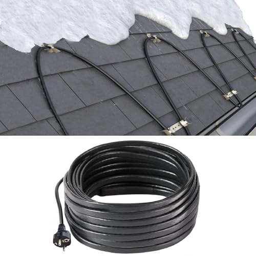 H&G lifestyles 24M Elektrische Heizband für Dach Schnee Enteisungs Selbstregulierend Heizkabel Frostschutzkabel Dachrinnenheizung Begleitheizung Wasserdicht Wärmekabel Frostschutz 230V,80Ft,8W/ft H&G lifestyles 24M Elektrische Heizband für Dach Schnee Enteisungs Selbstregulierend Heizkabel Frostschutzkabel Dachrinnenheizung Begleitheizung Wasserdicht Wärmekabel Frostschutz 230V,80Ft,8W/ft von H&G lifestyles