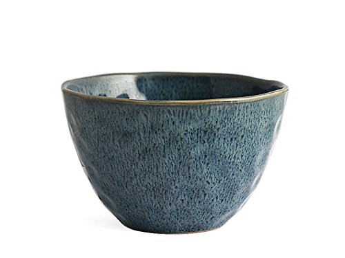 4 bowl in stoneware mykonos blu cm15,5 von H&H