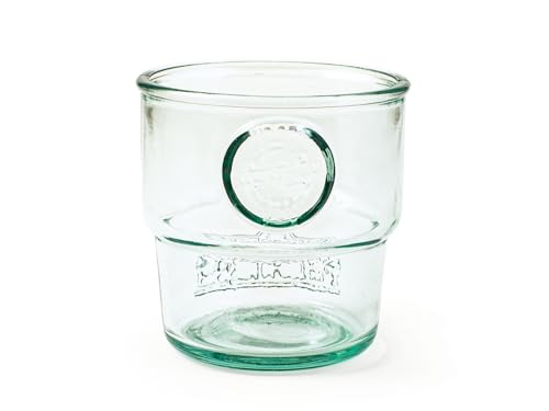 H&h set 6 bicchieri impilabili authentic in vetro riciclato c 30 von H&H
