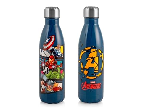 H&H Thermoflasche Ironman Armored – 0,5L – Edelstahl 18/10 – Warmhaltefunktion 12 Std/Kalt 6 Std – Dekorativ & robust – Marvel-Design H&H Thermoflasche Ironman Armored – 0,5L – Edelstahl 18/10 – Warmhaltefunktion 12 Std/Kalt 6 Std – Dekorativ & robust – Marvel-Design von H&H