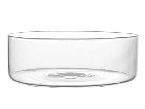 H&h bowl nuvola in vetro borosilicato trasparente cm24xh7 von H&H