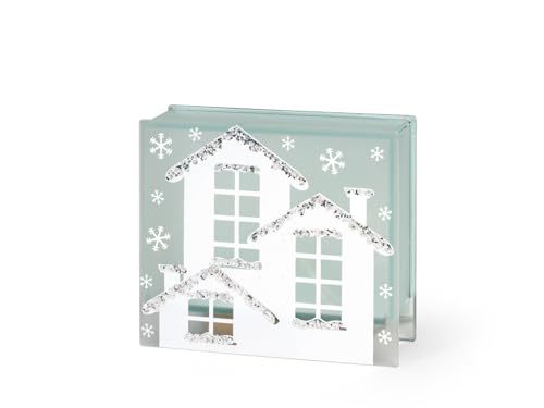H&h decorazione natalizia casetta con led cm 15x5x13 von H&H