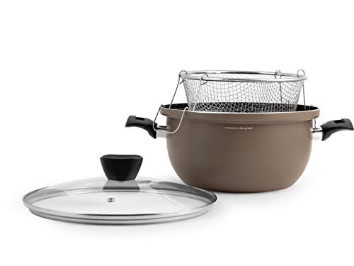 H&h friggitrice antiaderente, con coperchio e cestello, 26cm H&h friggitrice antiaderente, con coperchio e cestello, 26cm von H&H