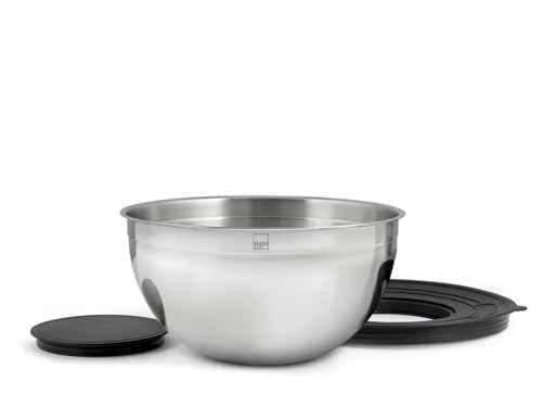 H&h mixing bowl in acciaio inox con coperchio cm 24 von H&H