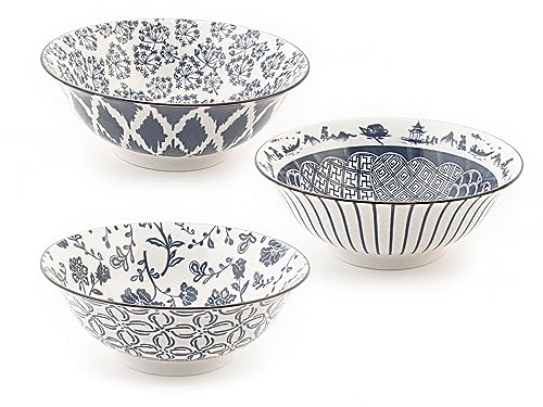 H&h set 3 bowl poke seta in porcellana cm 21 von H&H