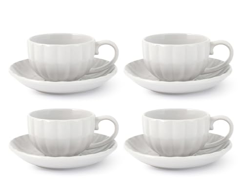 H&h set 4 tazze t lotus bianco cc220 H&h set 4 tazze t lotus bianco cc220 von H&H