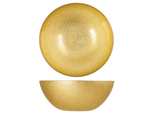 H&h set 6 bowl charme gold glitter cm 22 von H&H