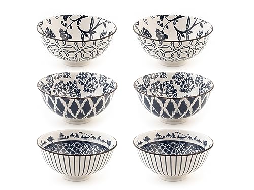 H&h set 6 bowl poke seta in porcellana cm 12 von H&H